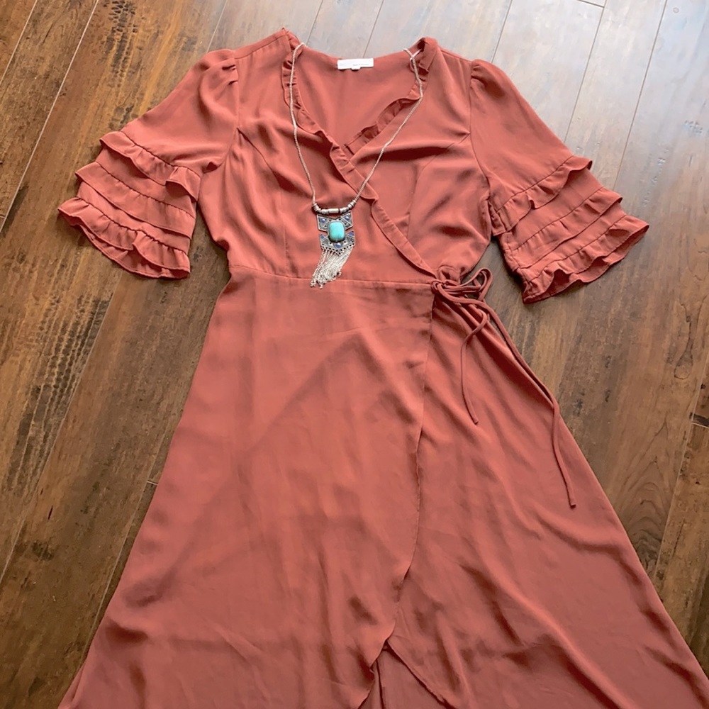 Boho high-low dress